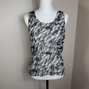 Areopostle sleeveless sheer Top  Sz. SP
